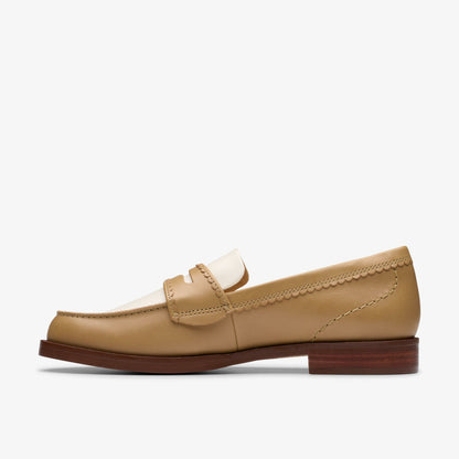 Clarks Women Straven Edge Light Tan Combination
