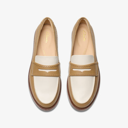 Clarks Women Straven Edge Light Tan Combination
