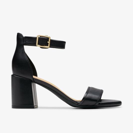 Clarks Women Ezoria Mae Black Leather