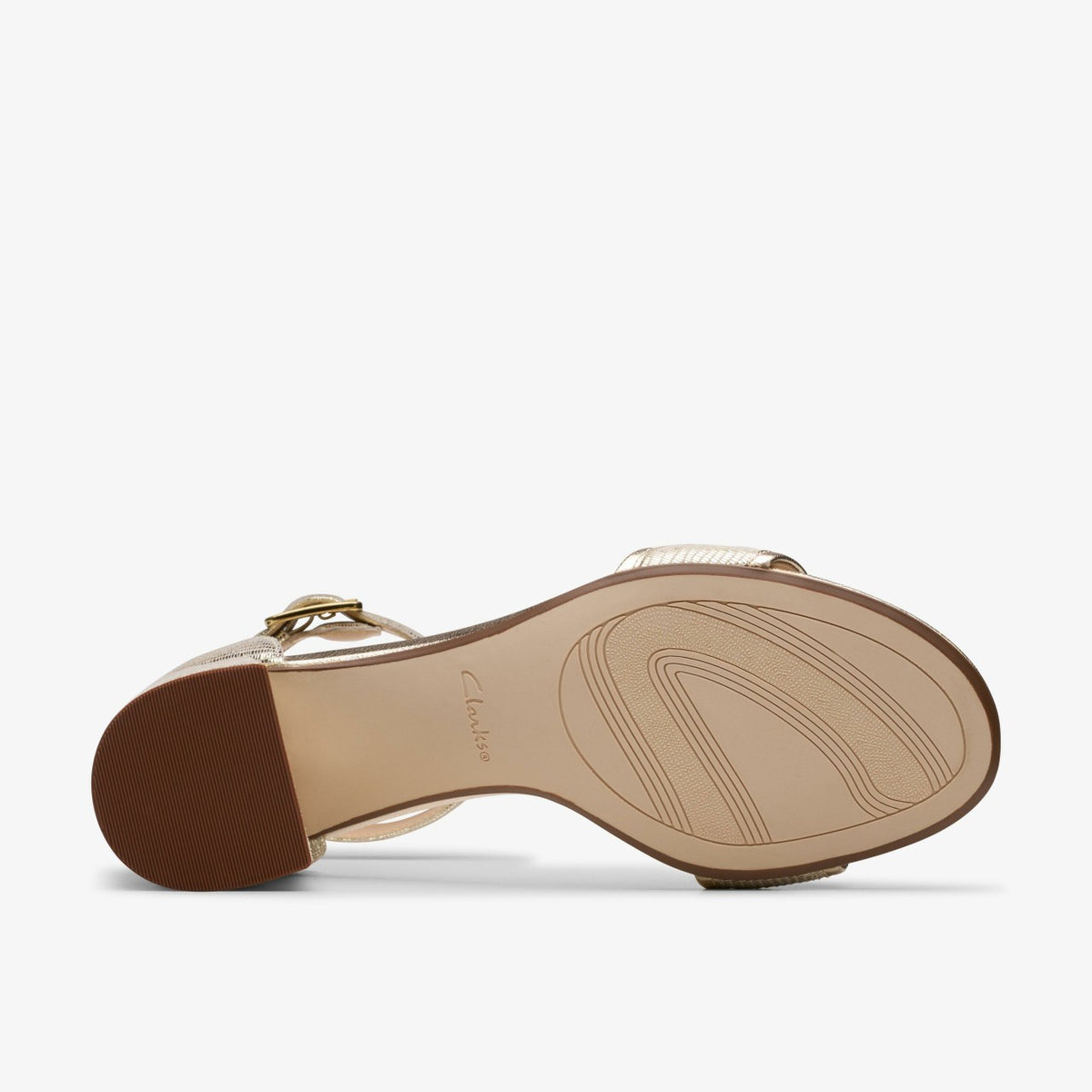 Clarks Women Ezoria Mae Champagne Interest