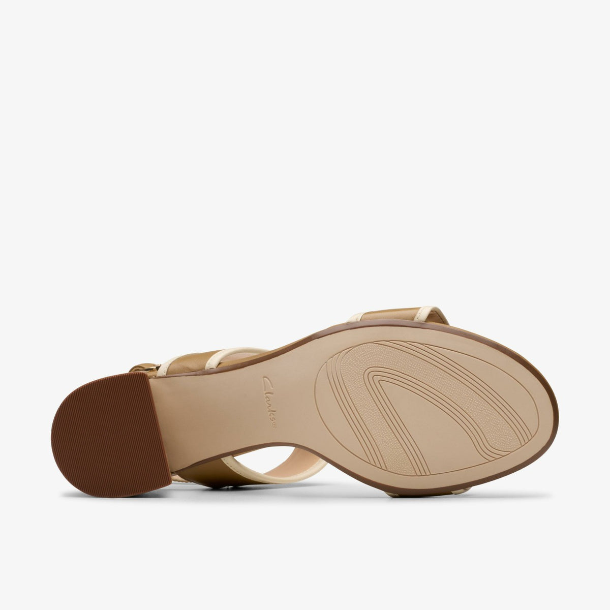 Clarks Women Ezoria Sling Light Tan Combination