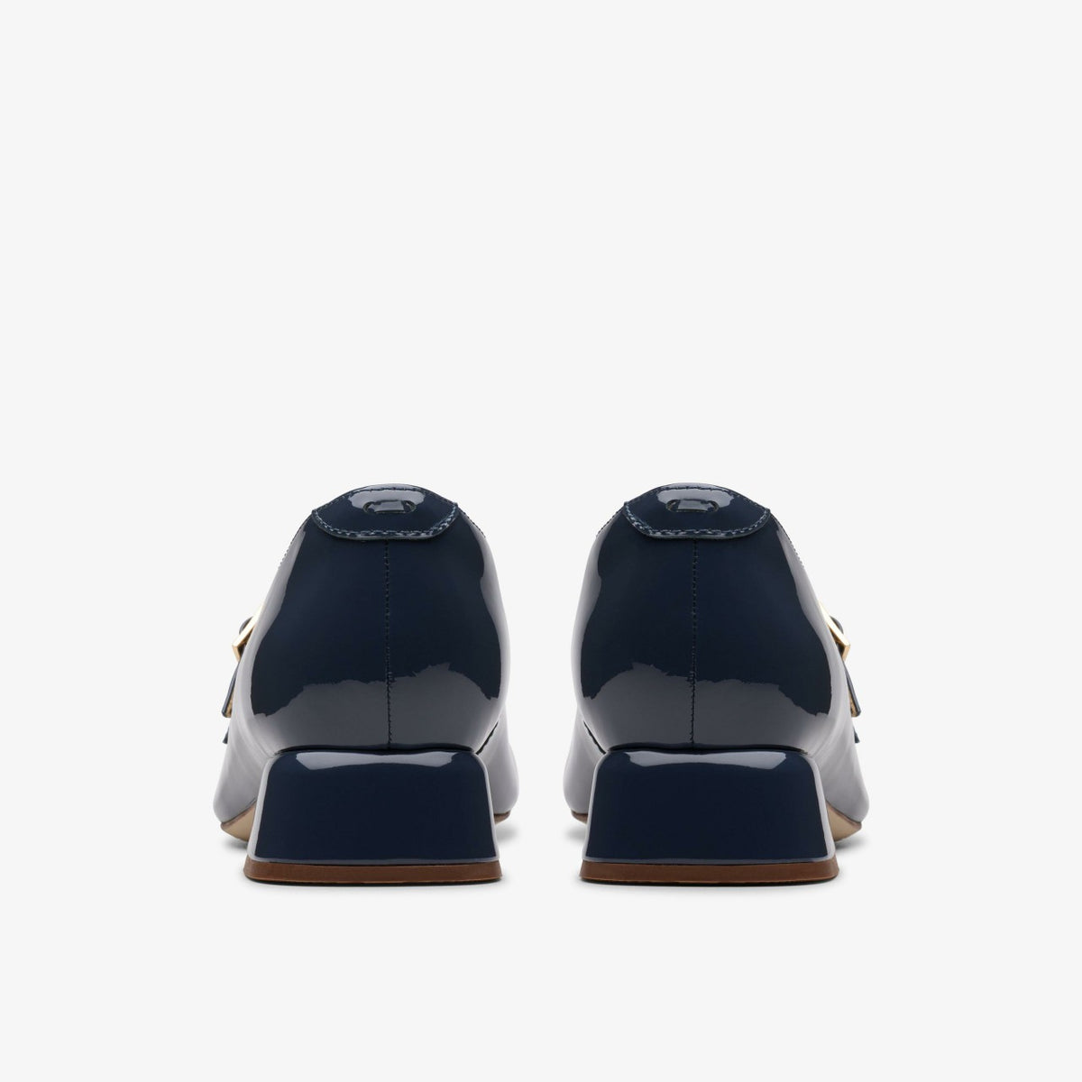 Clarks Women Daiss 30 Shine Navy Patent
