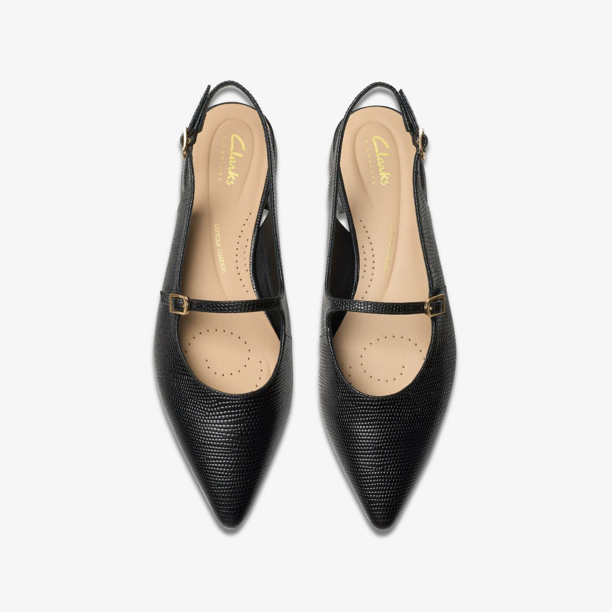 Clarks Women Sensa 15 Shine Black Interest
