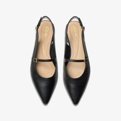Clarks Women Sensa 15 Shine Black Interest