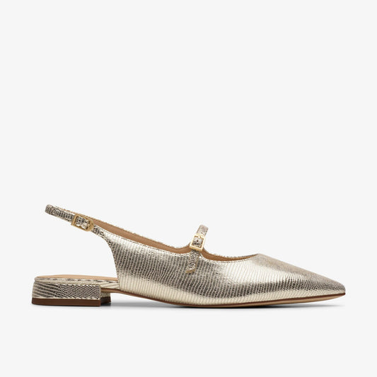 Clarks Women Sensa 15 Shine Champagne Interest