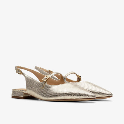 Clarks Women Sensa 15 Shine Champagne Interest