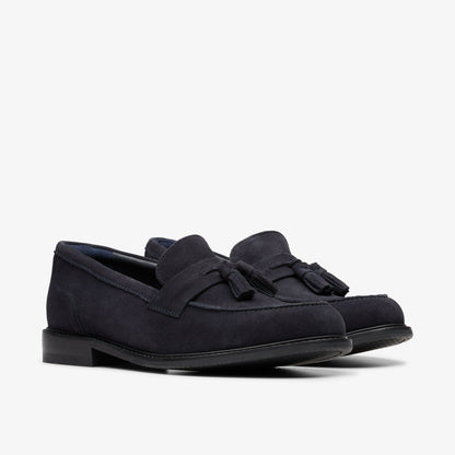 Clarks Men Craft Arlo Step Navy Suede
