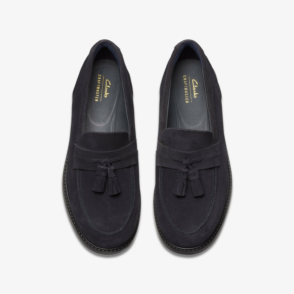 Clarks Men Craft Arlo Step Navy Suede