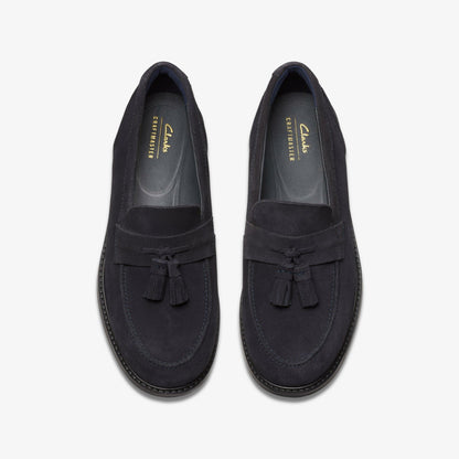 Clarks Men Craft Arlo Step Navy Suede
