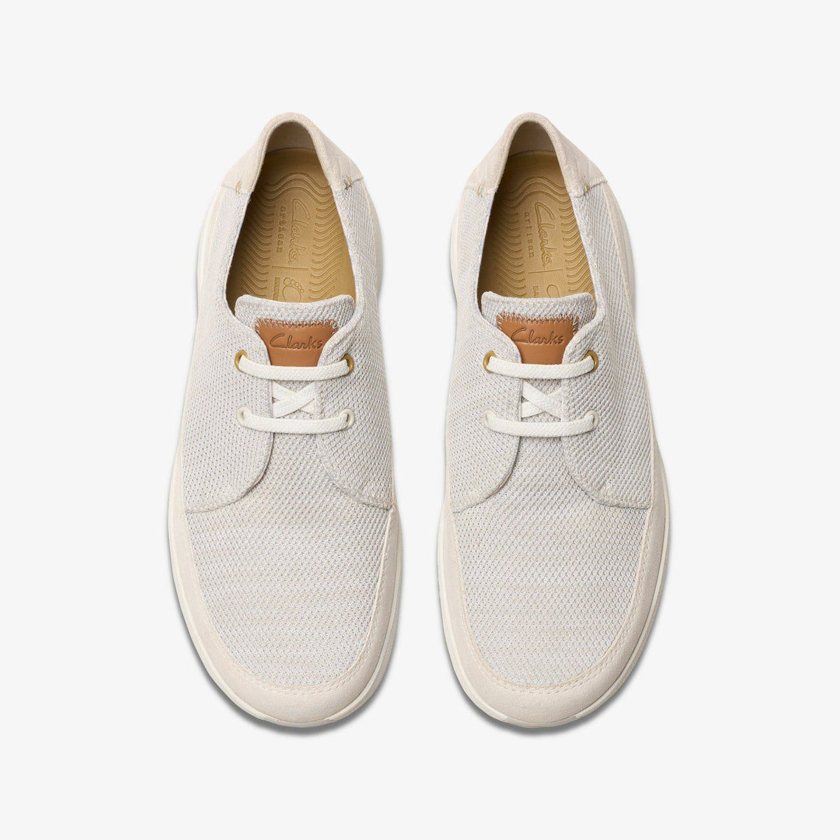 Clarks Men Easeway Lace White Combination