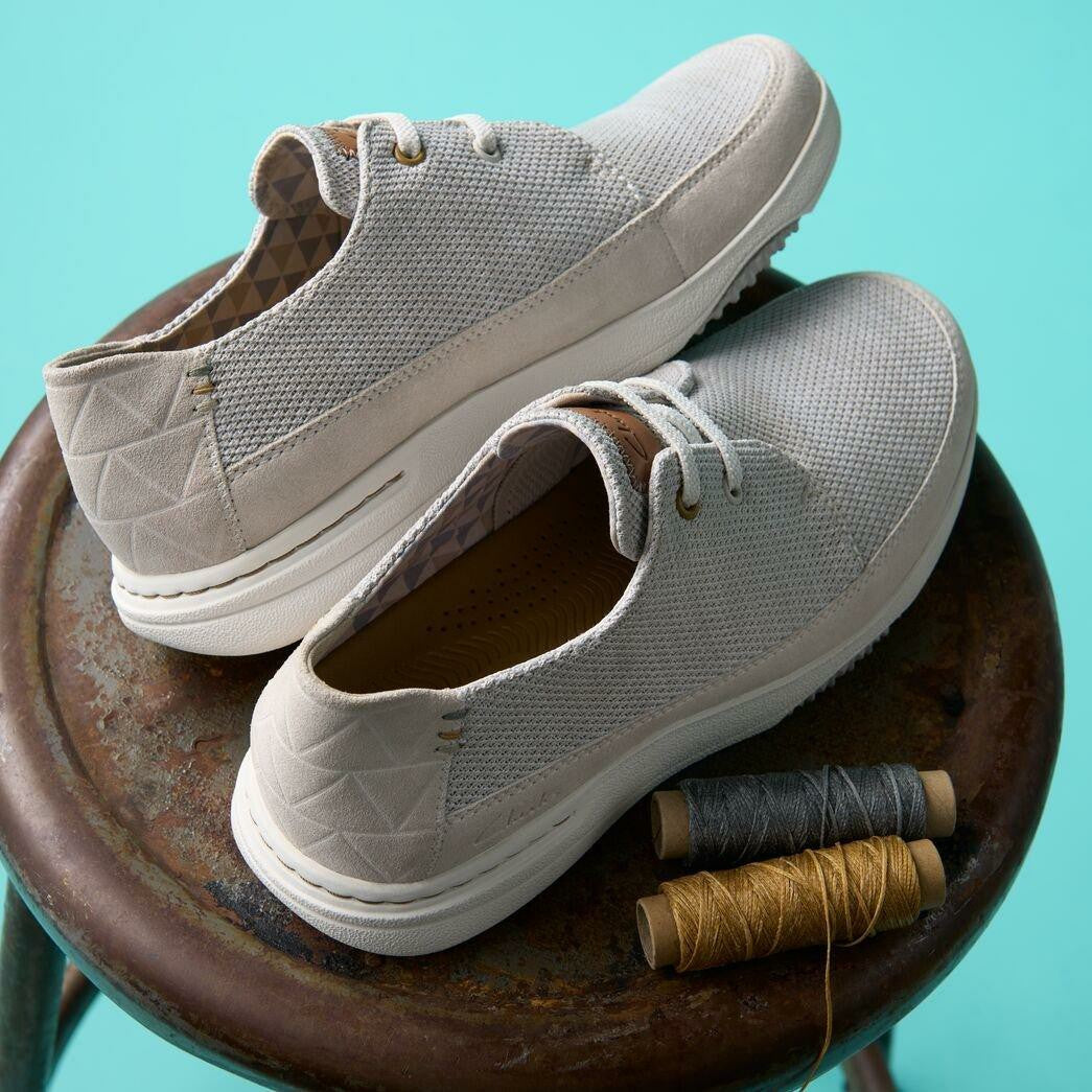 Clarks Men Easeway Lace White Combination