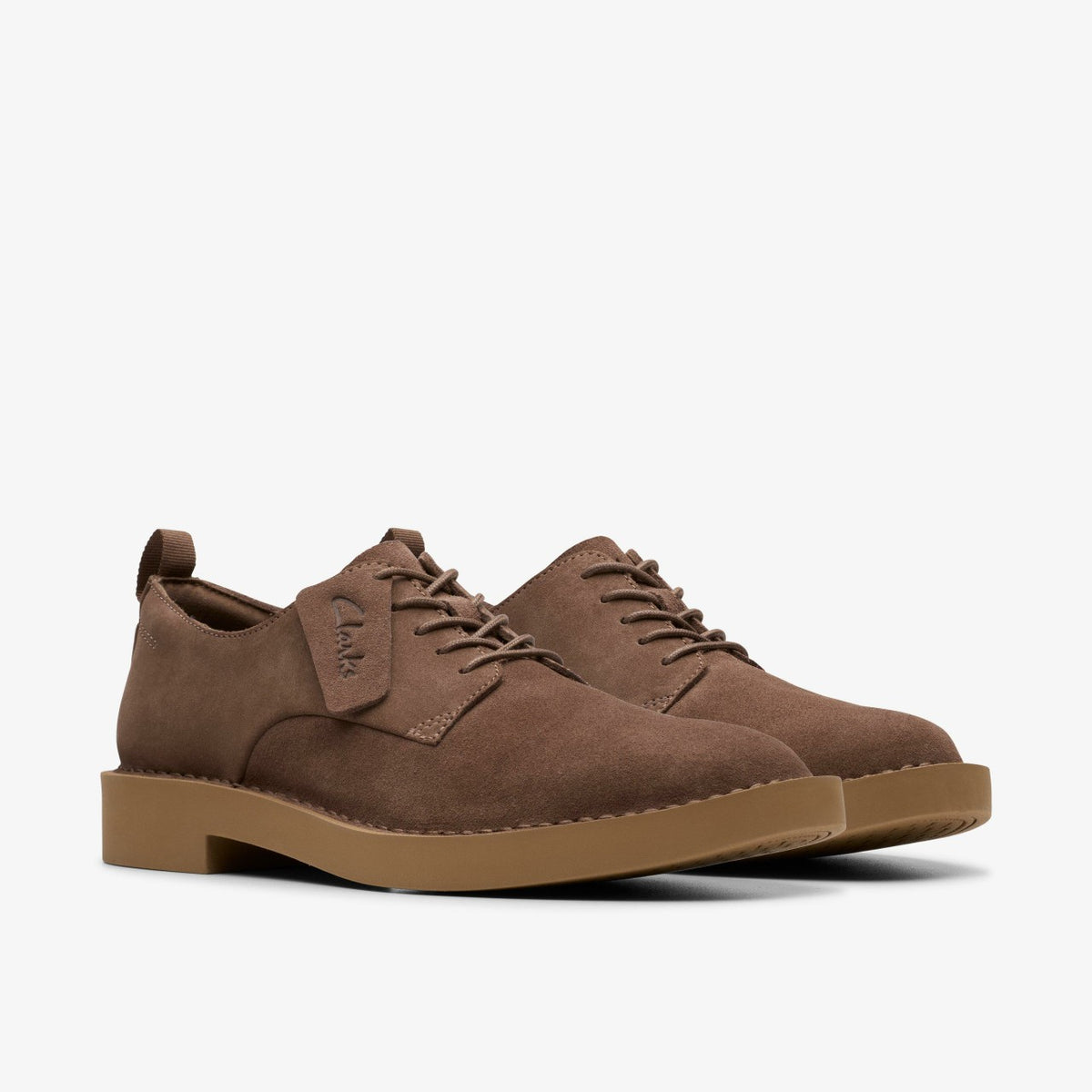 Clarks Men Martock Lace Brown Suede