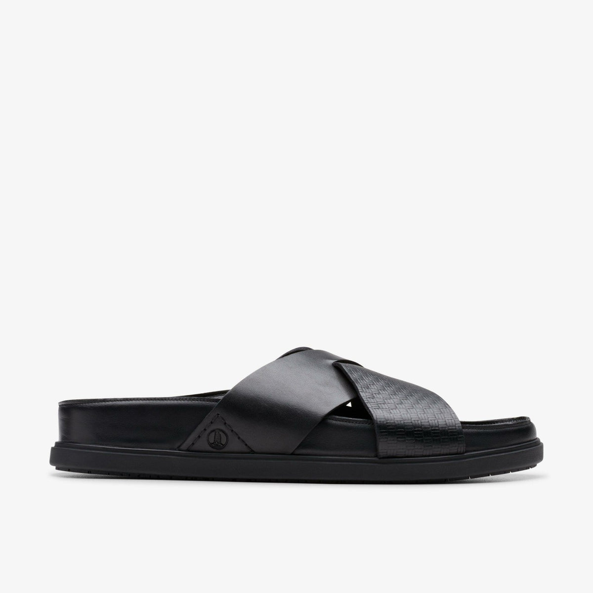 Clarks Men Torford Cross Black Leather
