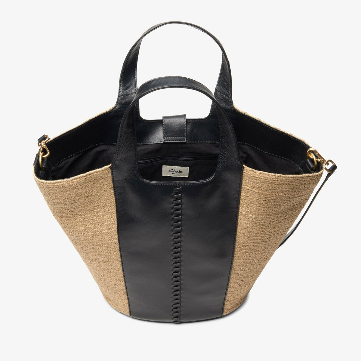 Clarks Women Summery Large Black Combination