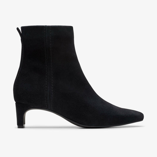 Clarks Women Edina Up Black Suede