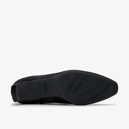Clarks Women Edina Up Black Suede