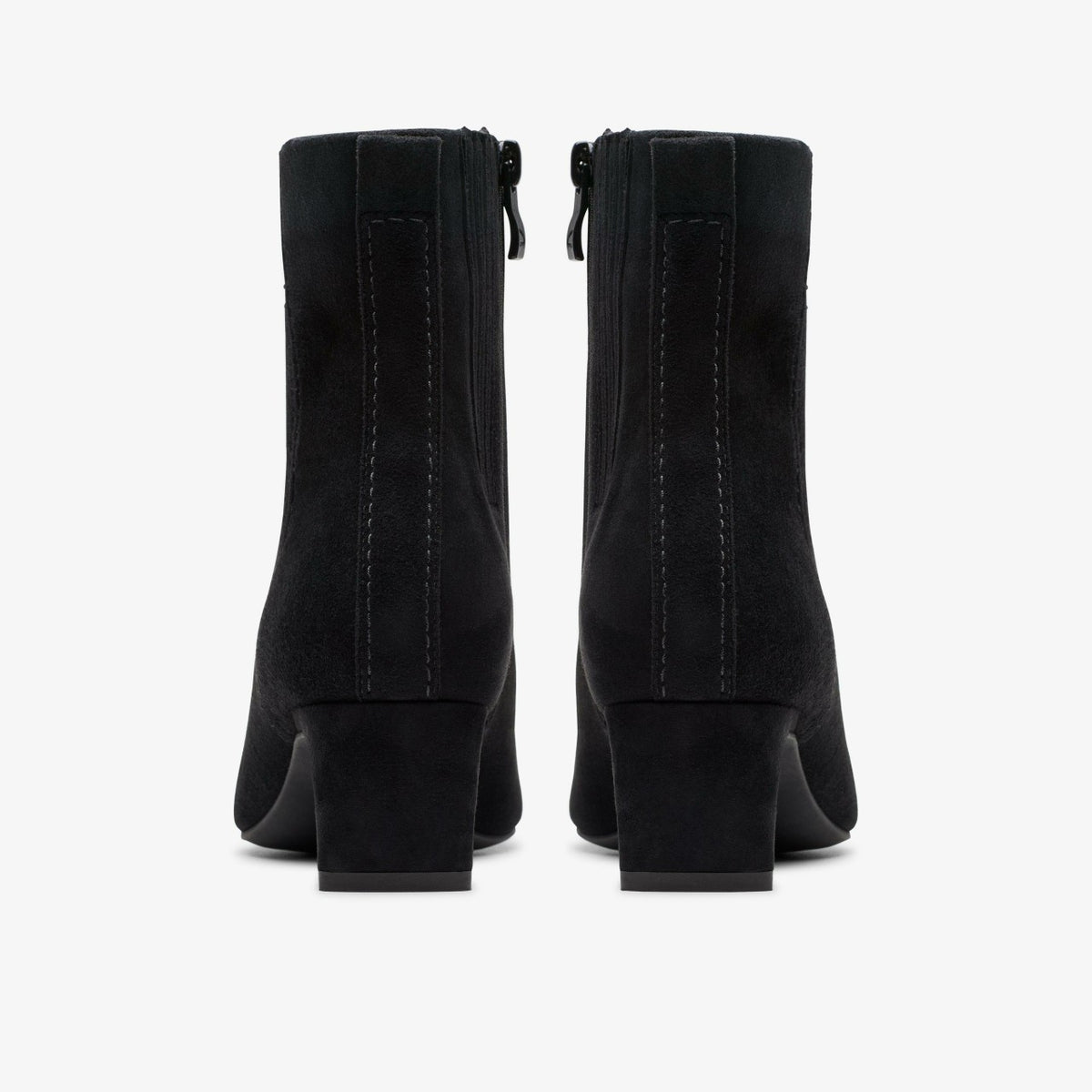 Clarks Women Edina Up Black Suede