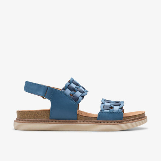 Clarks Women Arwell Glide Blue Combination
