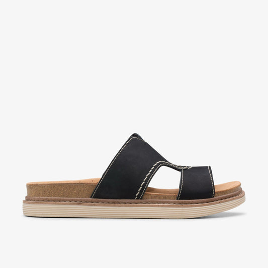 Clarks Women Arwell Walk Black Nubuck