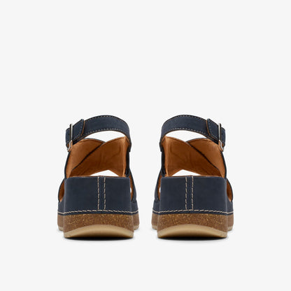 Clarks Women Kassanda Step Navy Nubuck