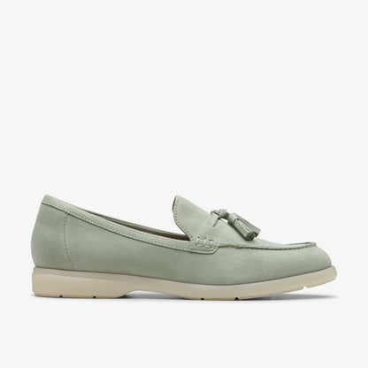 Clarks Women Narini Edge Light Green Suede