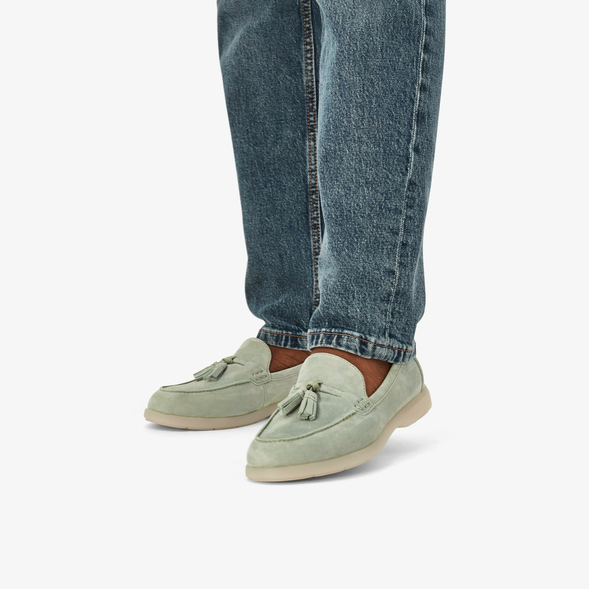 Clarks Women Narini Edge Light Green Suede