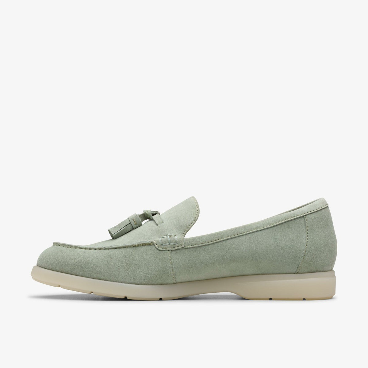 Clarks Women Narini Edge Light Green Suede