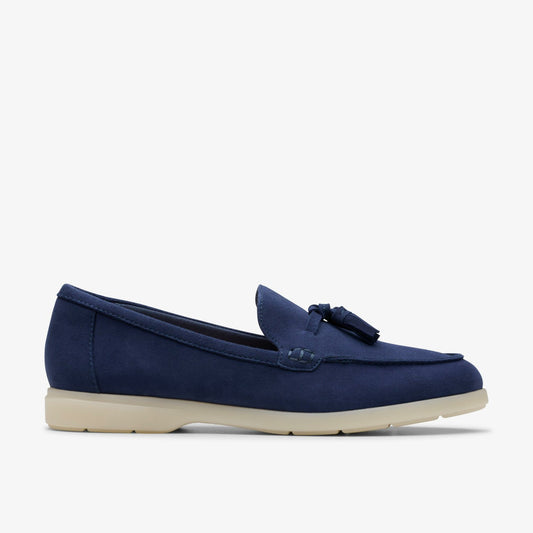 Clarks Women Narini Edge Navy Suede