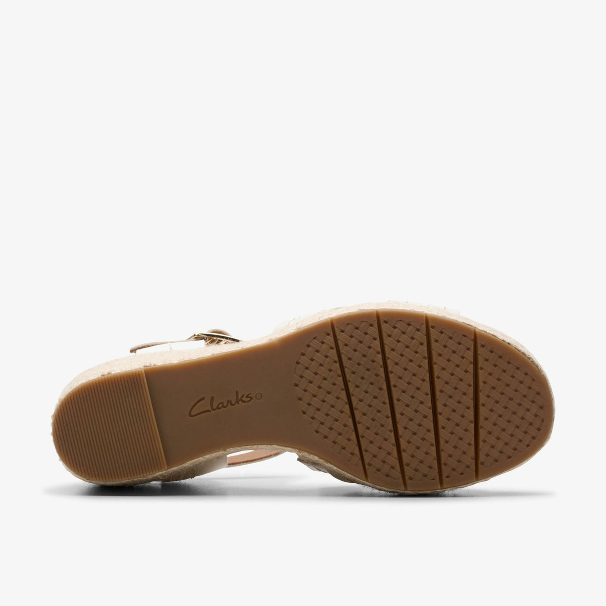 Clarks Women Sabina Strap Cream Leather