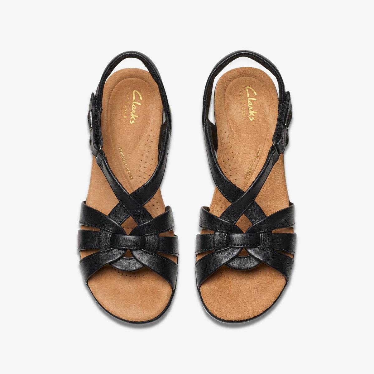 Clarks Women Tuleah Cross Black Leather