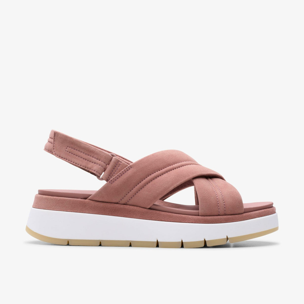 Clarks Women Tuscan Cross Mauve Suede