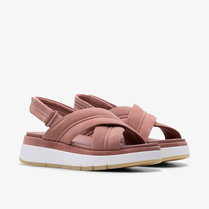 Clarks Women Tuscan Cross Mauve Suede