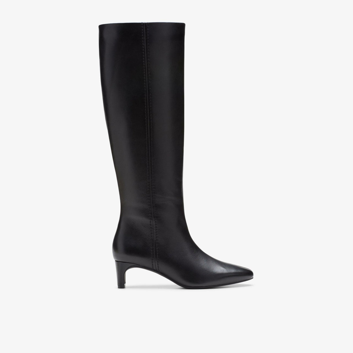 Clarks Women Edina Tall Black Leather