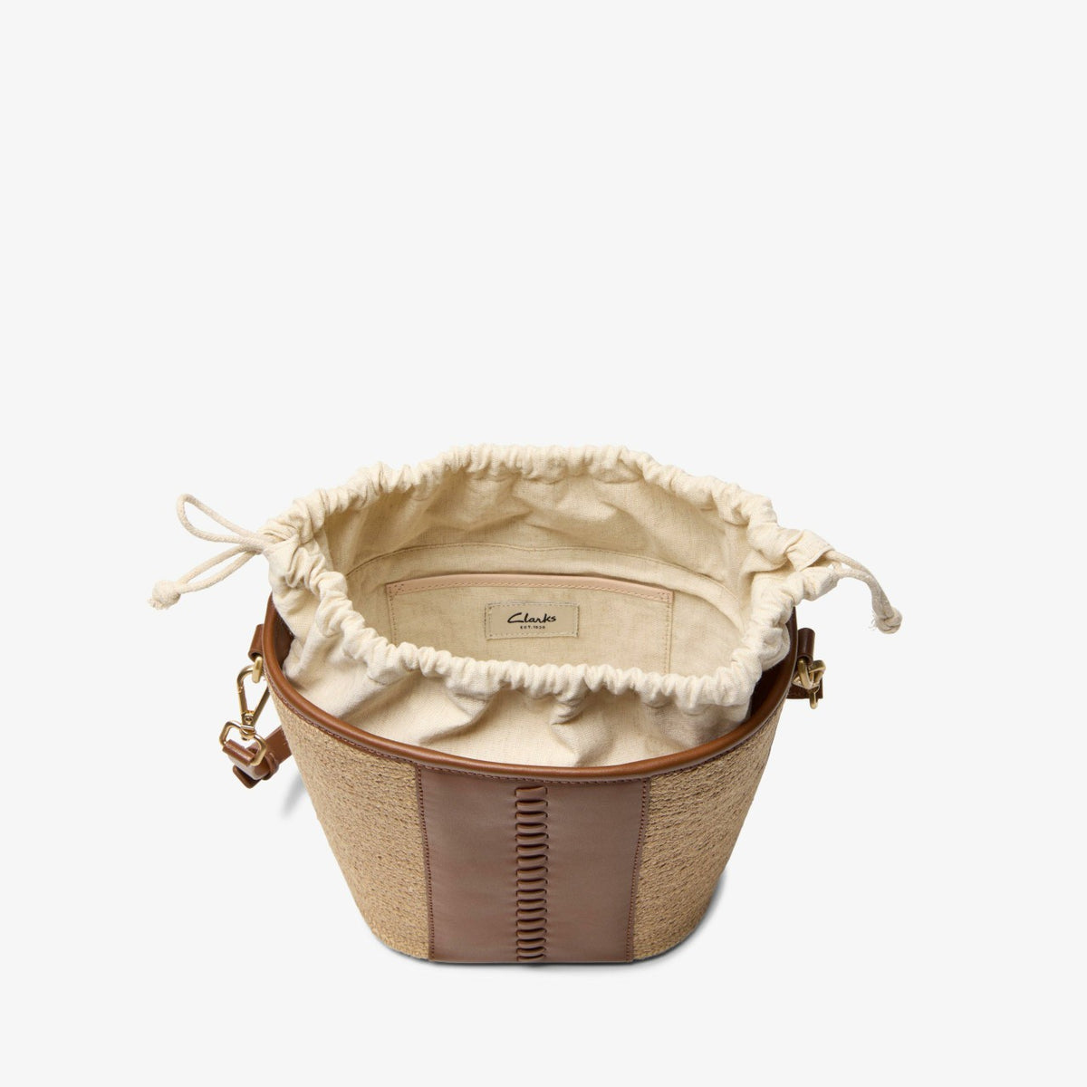 Clarks Women Summery Mini Tan Leather