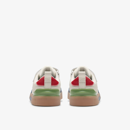 Clarks Kids Oslo Vibe Kid White/Blue