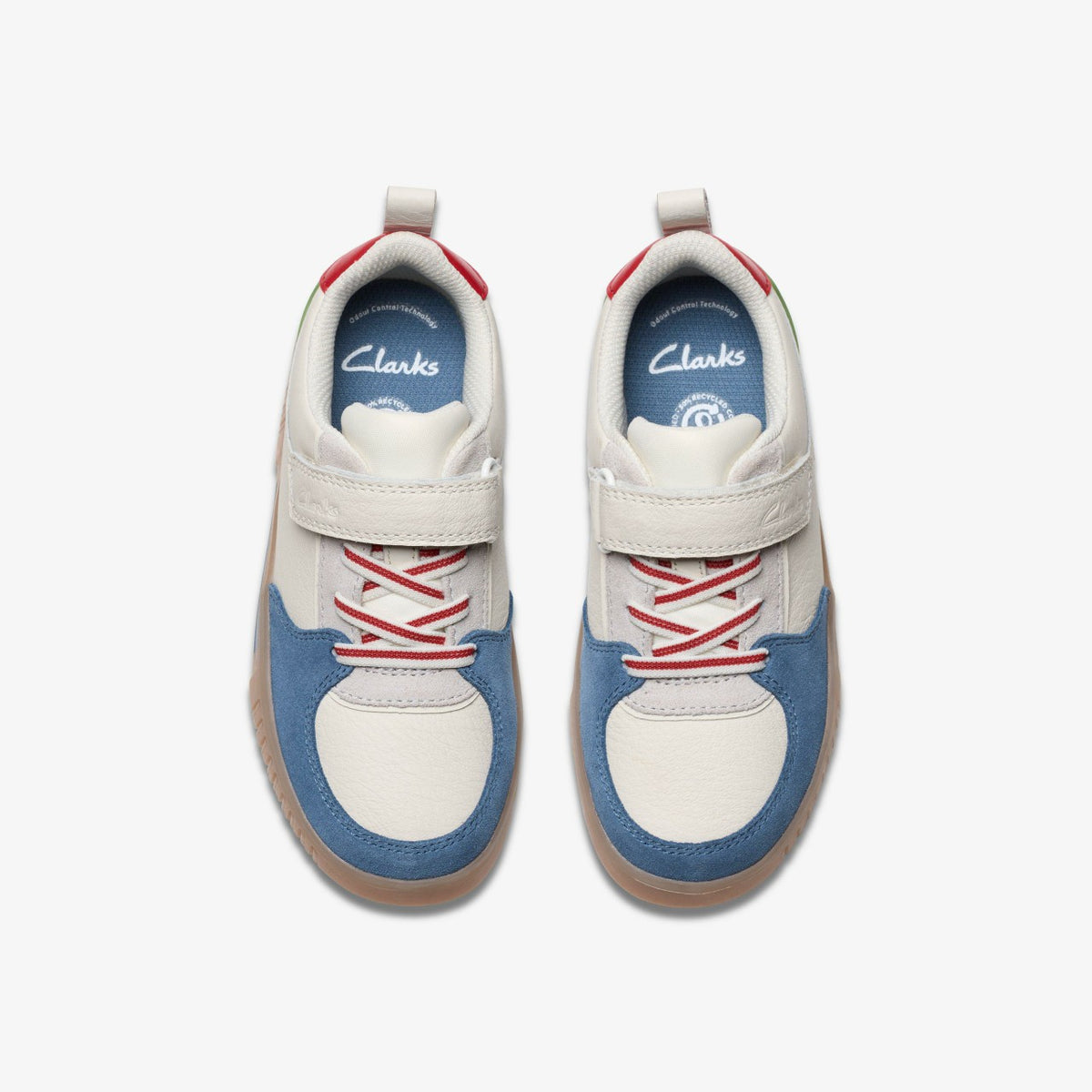 Clarks Kids Oslo Vibe Kid White/Blue