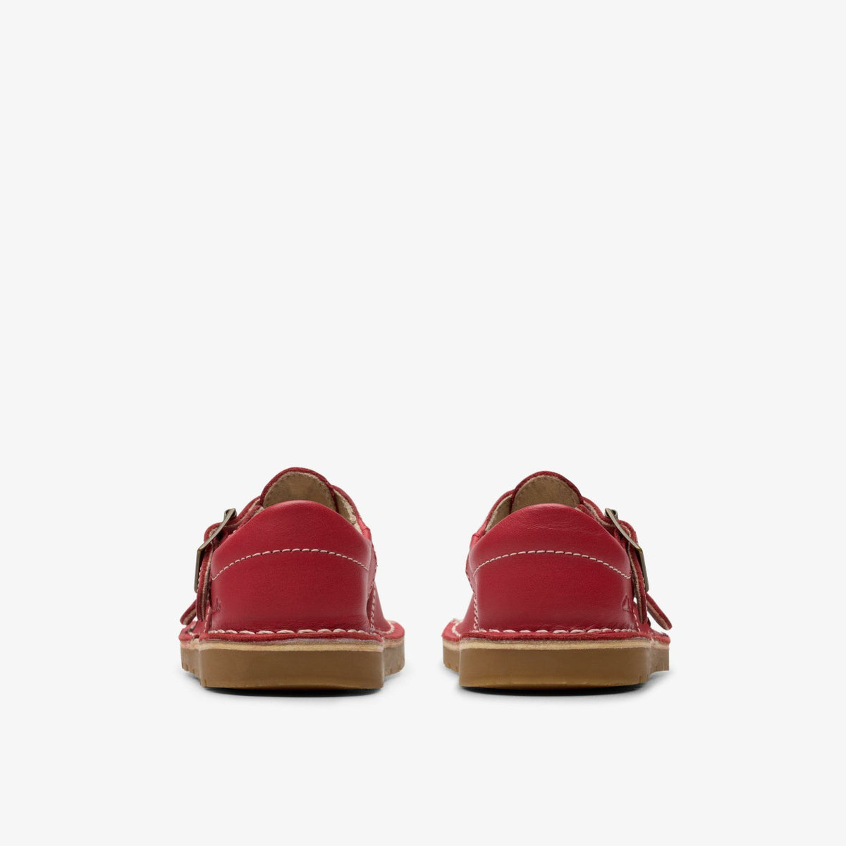 Clarks Kids Playsun Toddler Red Leather