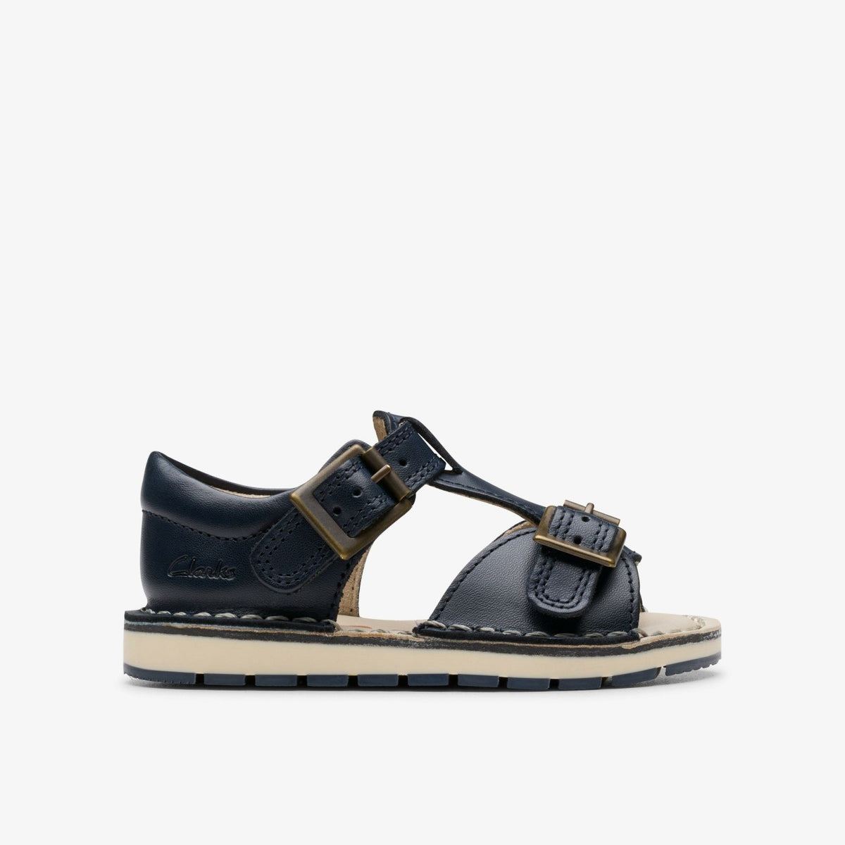 Clarks Babies|Kids Playsun Toddler Navy Leather