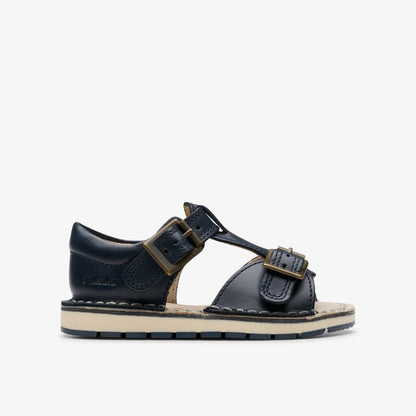 Clarks Babies|Kids Playsun Toddler Navy Leather
