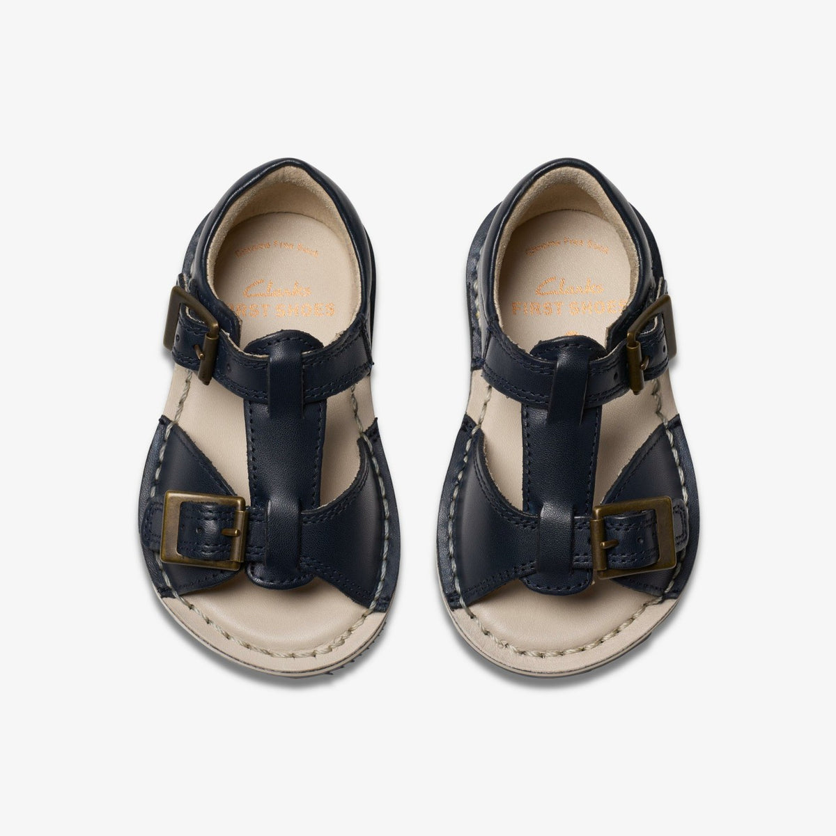 Clarks Babies|Kids Playsun Toddler Navy Leather