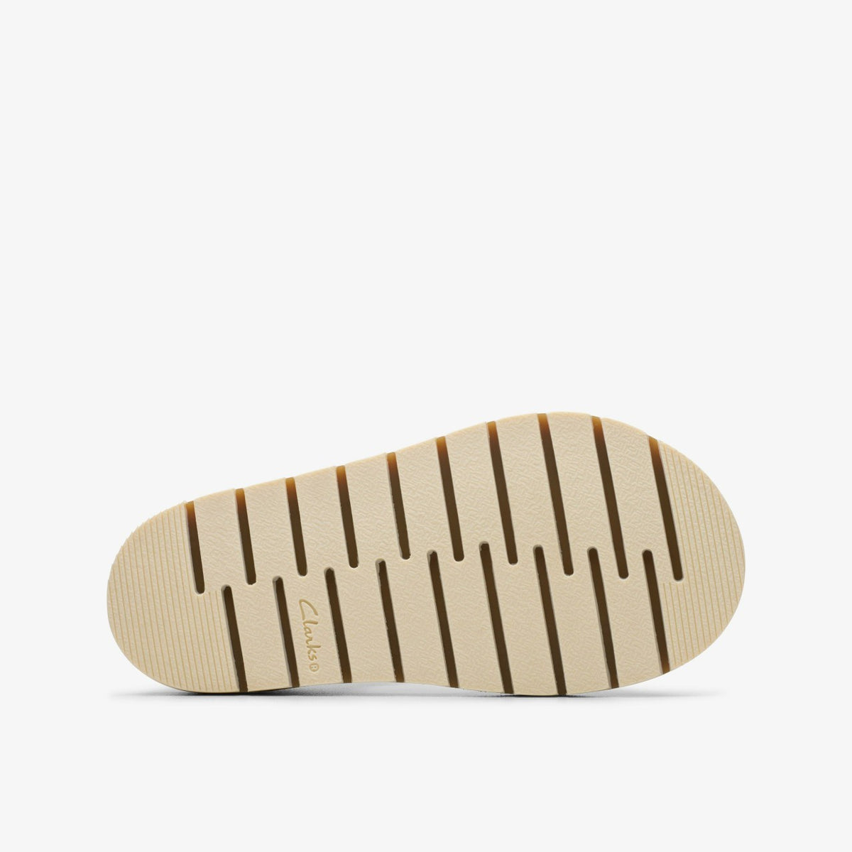 Clarks Kids Playsun Kid Off White Leather