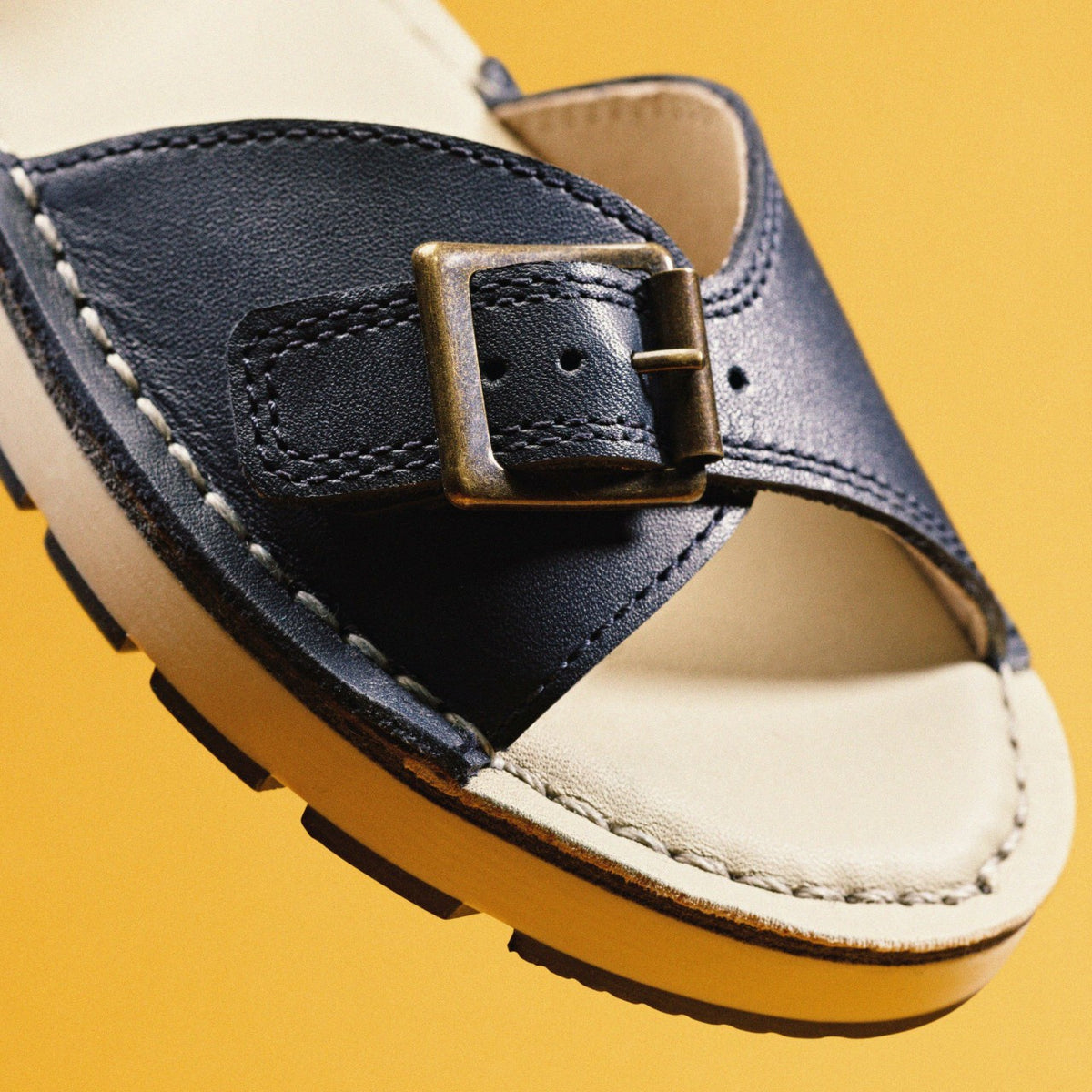 Clarks Kids Playsun Kid Navy Leather