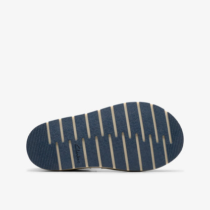 Clarks Kids Playsun Kid Navy Leather