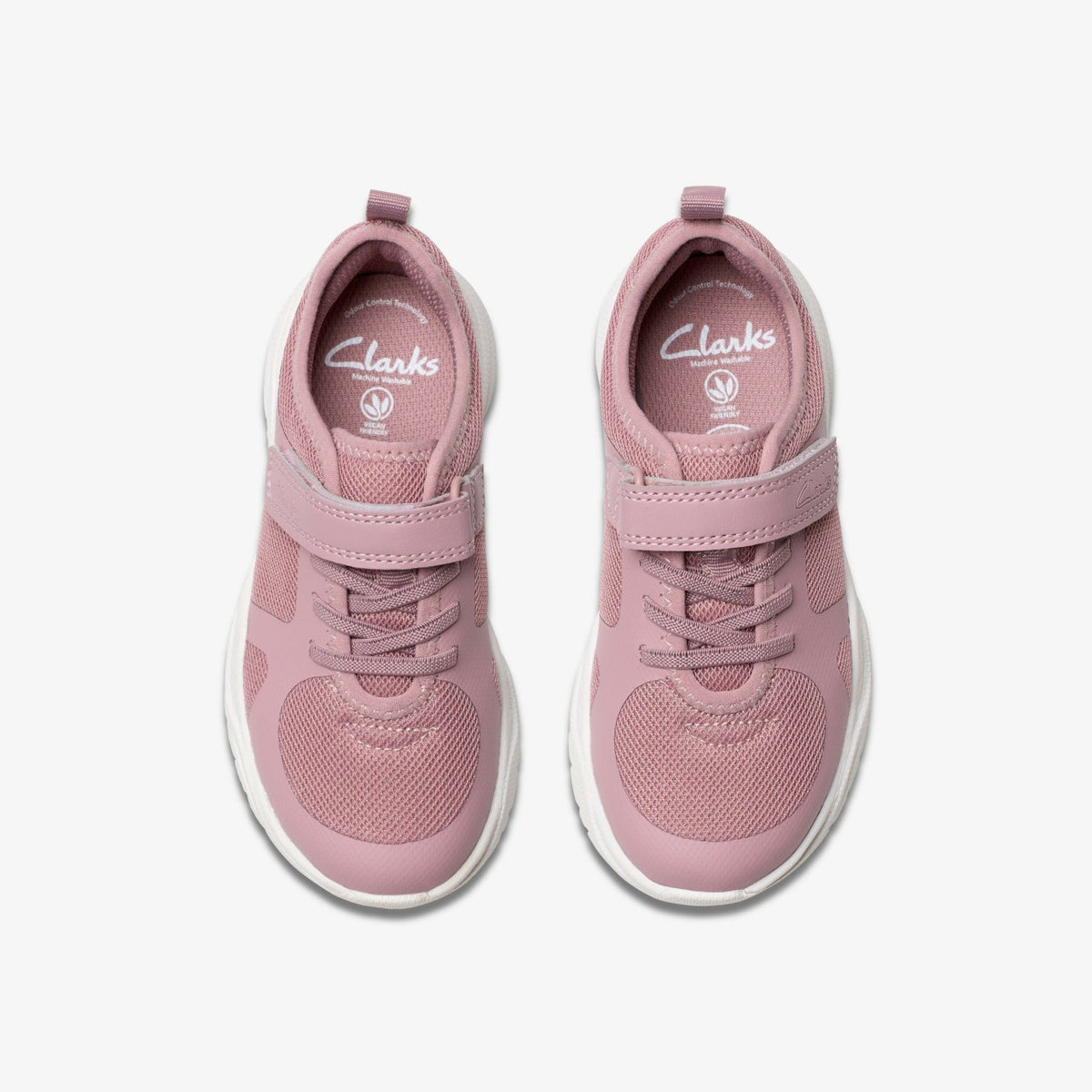 Clarks Kids Feather Ath Kid Dusty Pink