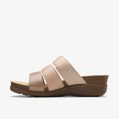Clarks Women Calenne Lily Sand Multicolour