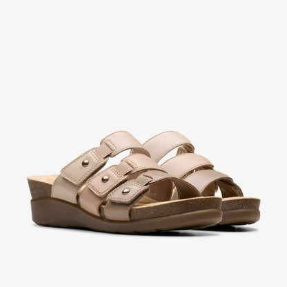 Clarks Women Calenne Lily Sand Multicolour