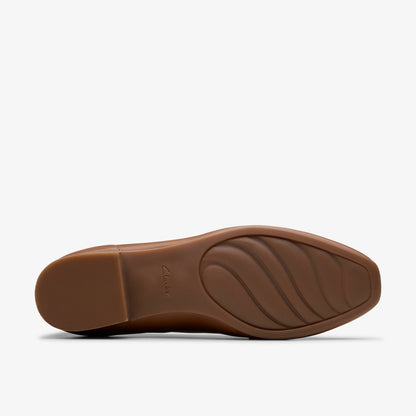 Clarks Women Juliet Top Tan Leather