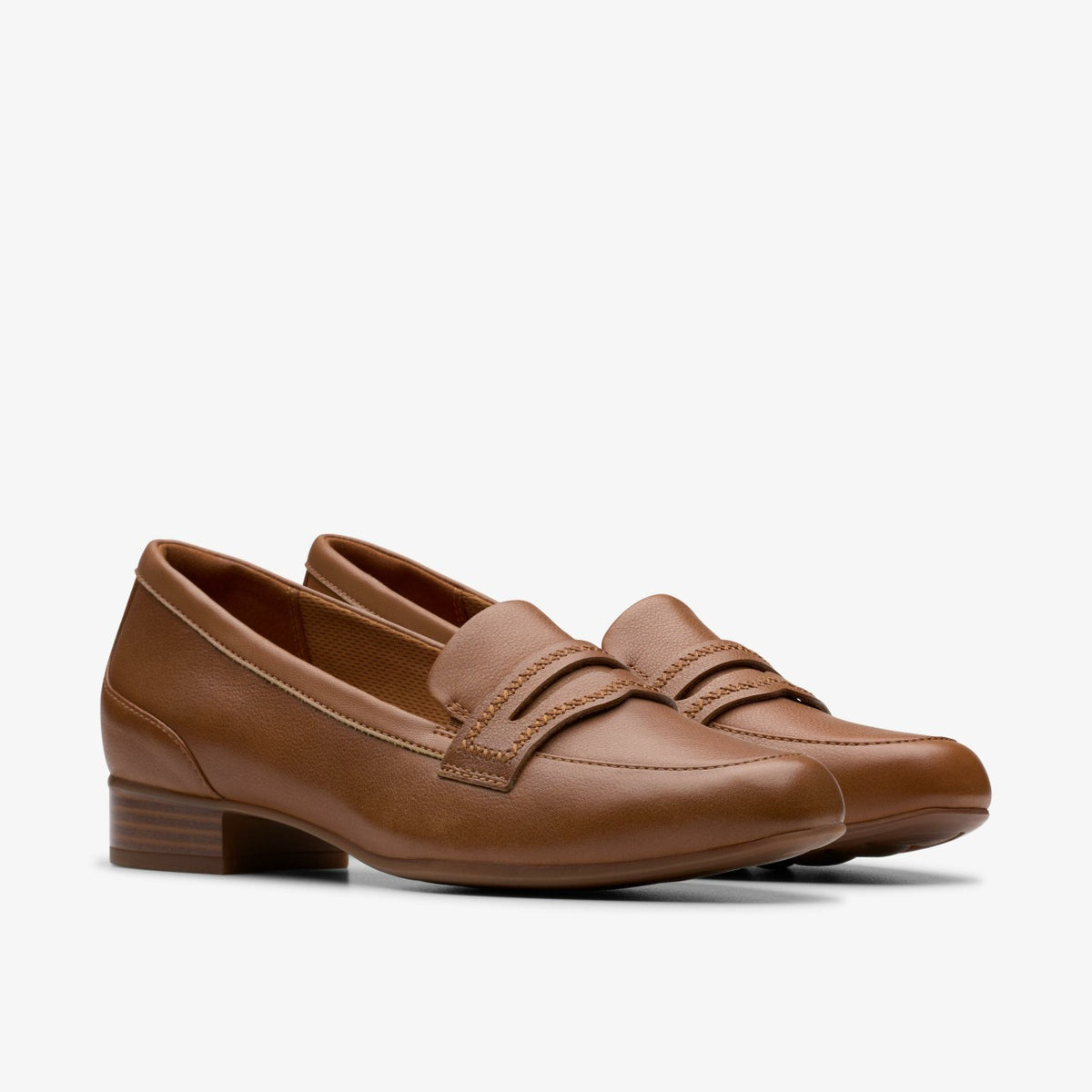Clarks Women Juliet Top Tan Leather
