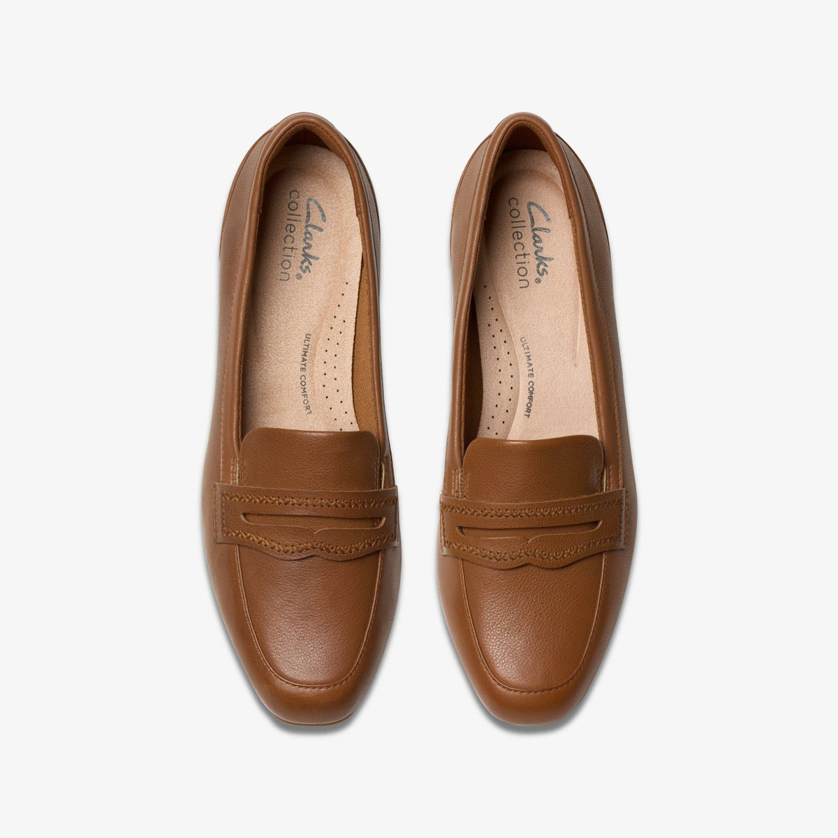 Clarks Women Juliet Top Tan Leather