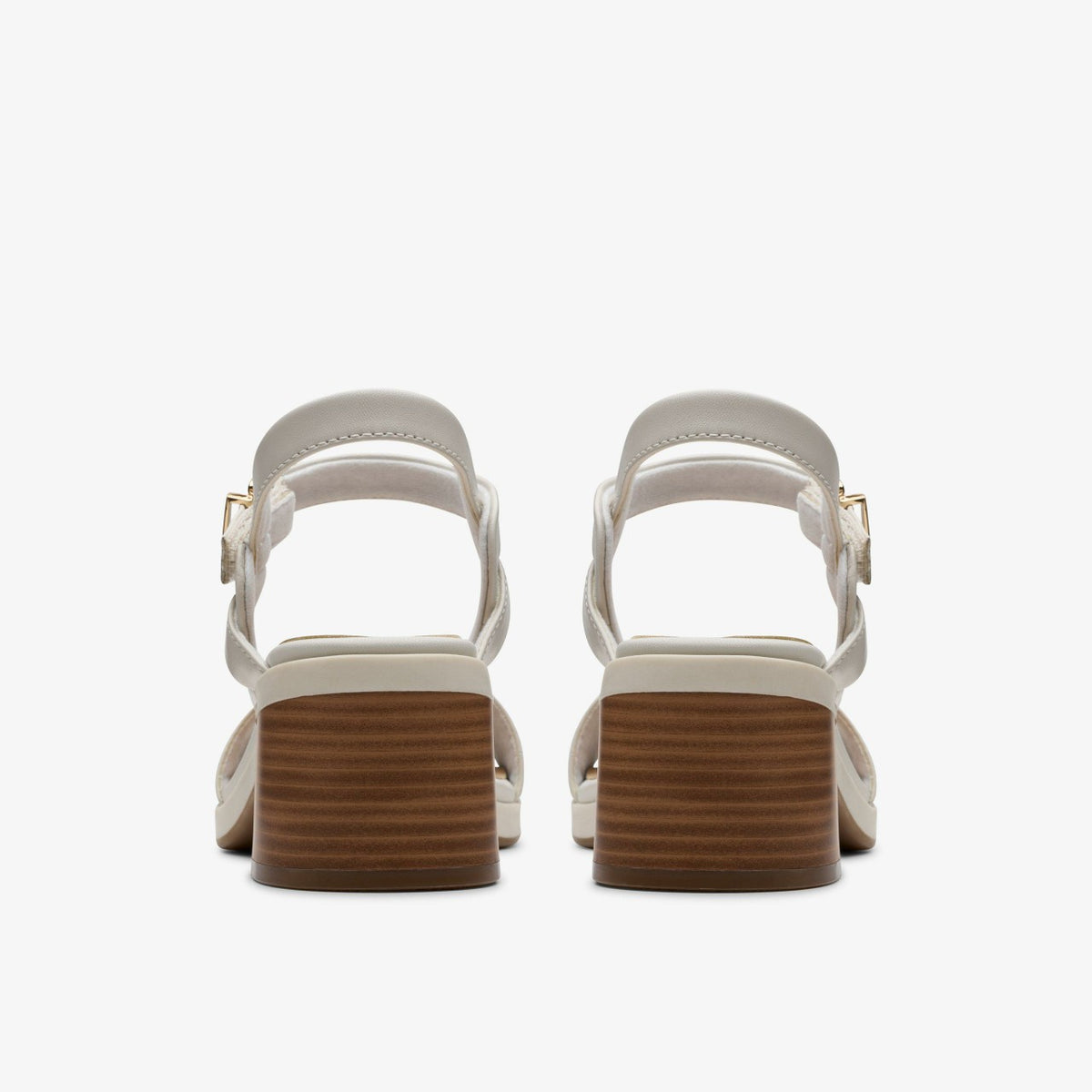 Clarks Women Jaylan Ray Off White Leather